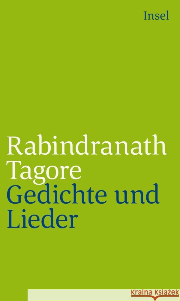 Gedichte und Lieder Tagore, Rabindranath 9783458242574 Insel Verlag - książka