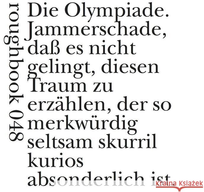 Gedichtverdacht : Die Olympiade. Jammerschade, daß es nicht gelingt... Elke, Erb 9783906050447 Engeler - książka