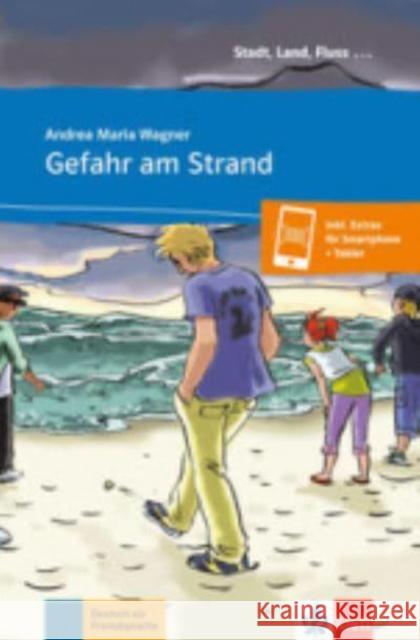 Gefahr am Strand Wagner Andrea Maria 9783125570085 Klett (Ernst) Verlag,Stuttgart - książka