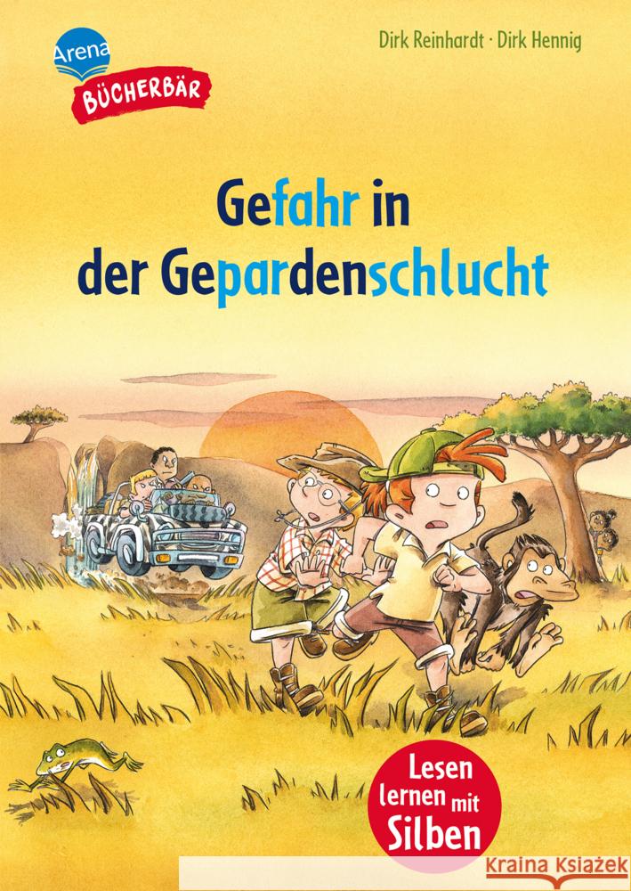 Gefahr in der Gepardenschlucht Reinhardt, Dirk 9783401722115 Arena - książka