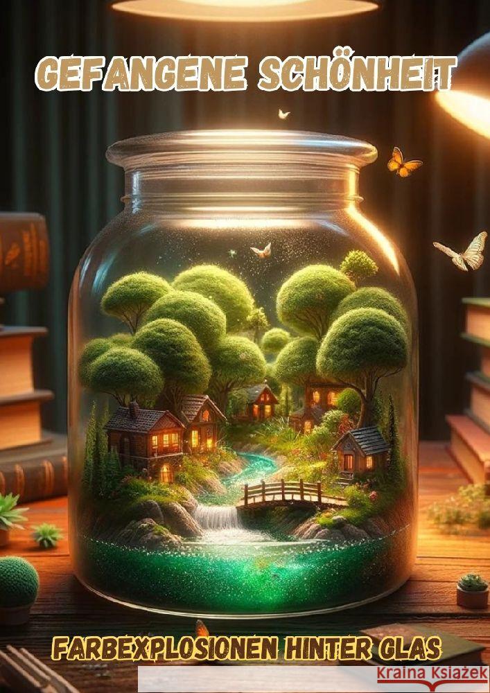 Gefangene Sch?nheit: Farbexplosionen hinter Glas Maxi Pinselzauber 9783384170101 Tredition Gmbh - książka