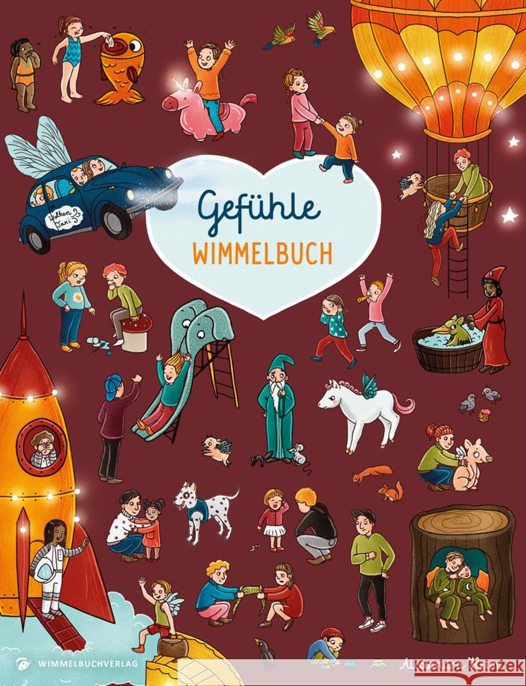 Gefühle Wimmelbuch Helm, Alexandra 9783948638948 Wimmelbuchverlag - książka