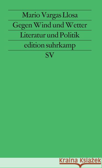 Gegen Wind und Wetter Vargas Llosa, Mario 9783518115138 Suhrkamp - książka