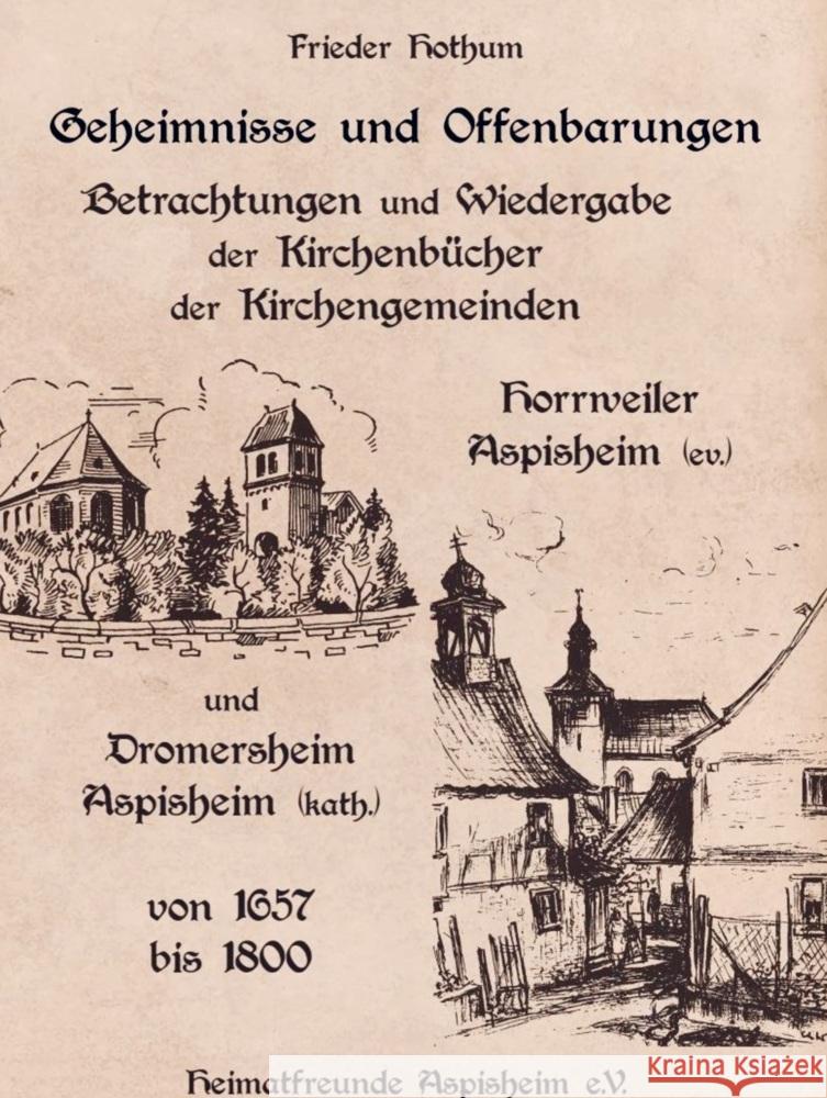 Geheimnisse und Offenbarungen Hothum, Frieder 9789403717210 Bookmundo - książka