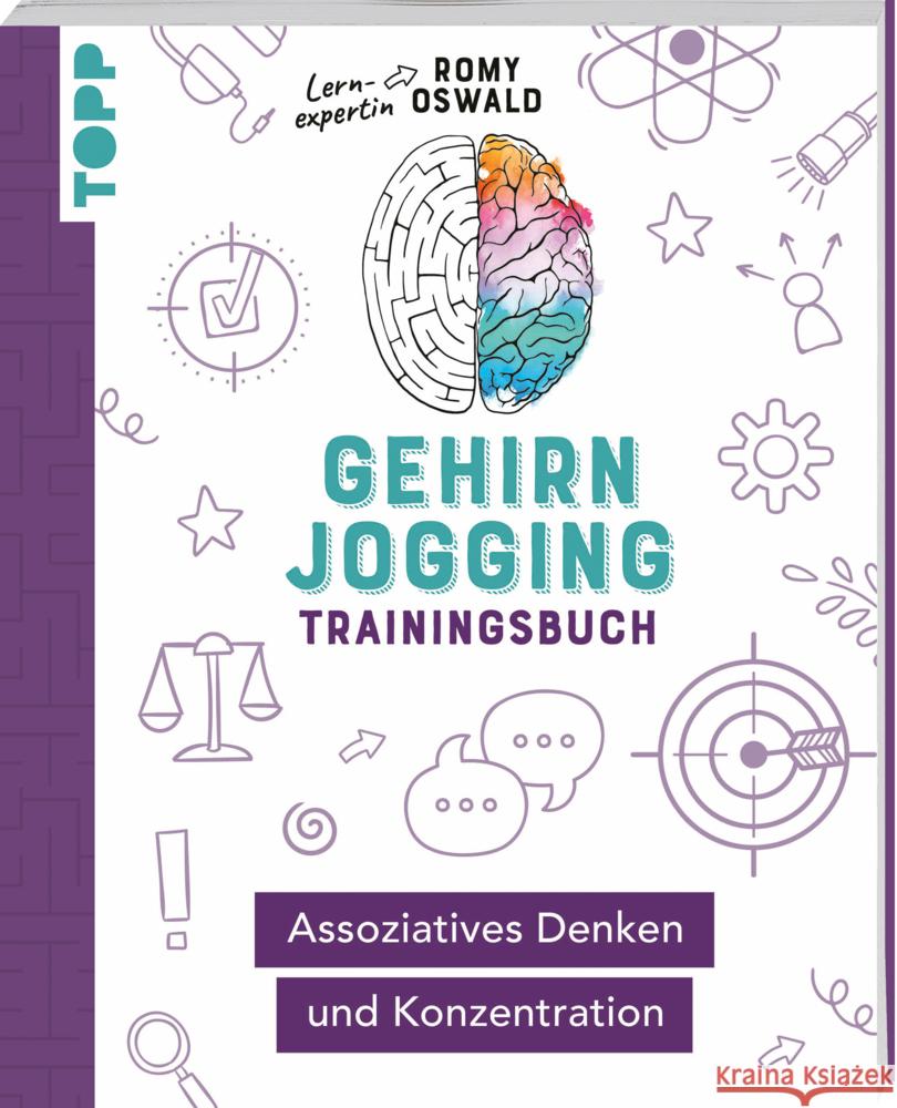 Gehirnjogging - Trainingsbuch: Assoziatives Denken und Konzentration Oswald, Romy 9783735854339 Frech - książka