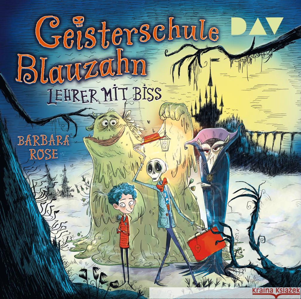 Geisterschule Blauzahn - Lehrer mit Biss, 2 Audio-CD Rose, Barbara 9783742418265 Der Audio Verlag, DAV - książka