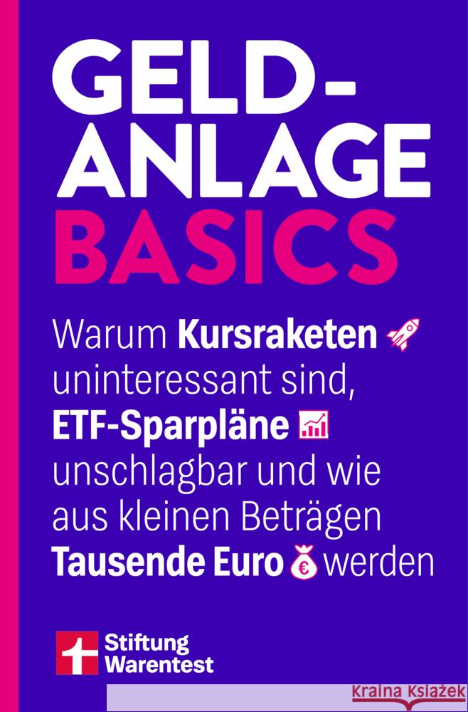 Geldanlage Basics Stiftung Warentest 9783747110010 Stiftung Warentest - książka