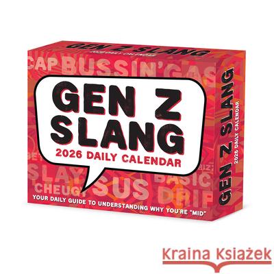 Gen Z Slang 2026 5.4 X 6.2 Box Calendar Willow Creek Press 9781549257612 Willow Creek Press Calendars - książka