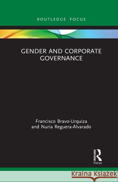 Gender and Corporate Governance Nuria Reguera-Alvarado 9781032083490 Routledge - książka