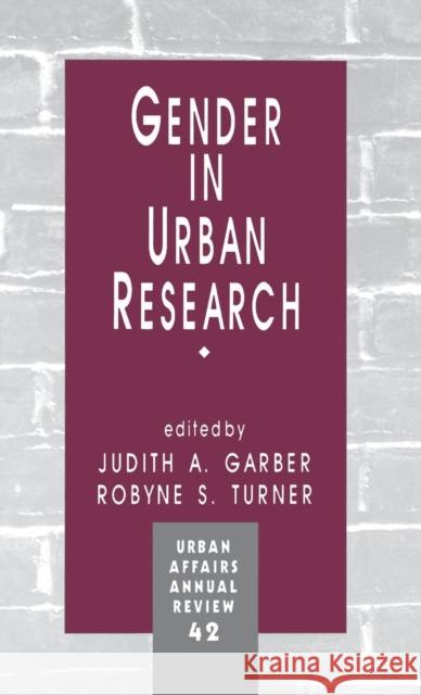 Gender in Urban Research  9780803957244 SAGE Publications Inc - książka