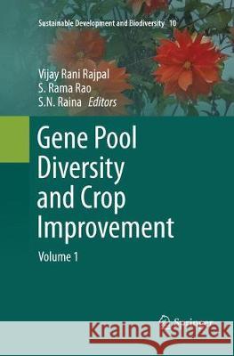 Gene Pool Diversity and Crop Improvement, Volume 1 Rajpal, Vijay Rani 9783319800721 Springer - książka