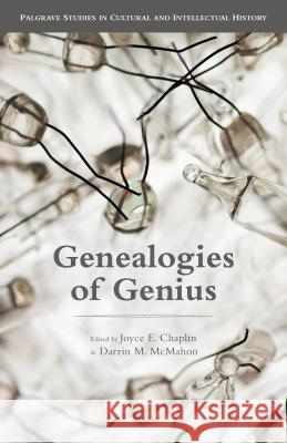 Genealogies of Genius Joyce E. Chaplin Darrin M. McMahon 9781137497659 Palgrave MacMillan - książka