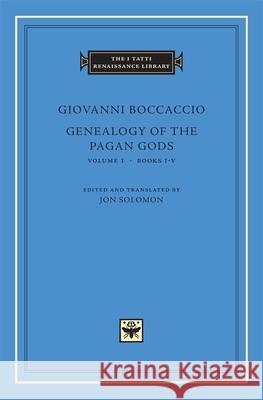 Genealogy of the Pagan Gods Giovanni Boccaccio 9780674057104  - książka