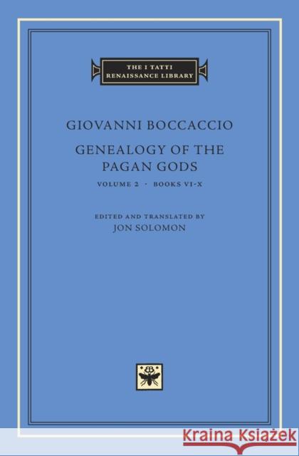 Genealogy of the Pagan Gods Boccaccio, Giovanni 9780674975590 Harvard University Press - książka