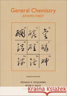 General Chemistry: Atoms First McQuarrie, Donald 9781891389603  - książka