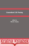 Generalized Lr Parsing Tomita, Masaru 9780792392019 Springer