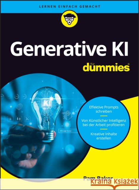 Generative KI fur Dummies Baker, Pam 9783527722877 Wiley-VCH Verlag GmbH - książka