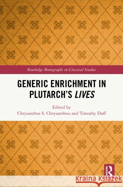 GENERIC ENRICHMENT IN PLUTARCH S LI  9780367135355 Taylor & Francis Ltd - książka