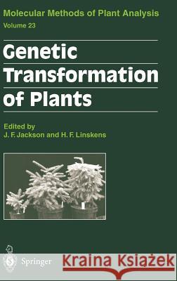 Genetic Transformation of Plants J. F. Jackson H. F. Linskens 9783540002925 Springer - książka
