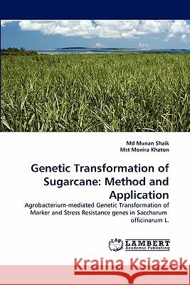 Genetic Transformation of Sugarcane: Method and Application Shaik, Munan 9783844380187 LAP Lambert Academic Publishing AG & Co KG - książka