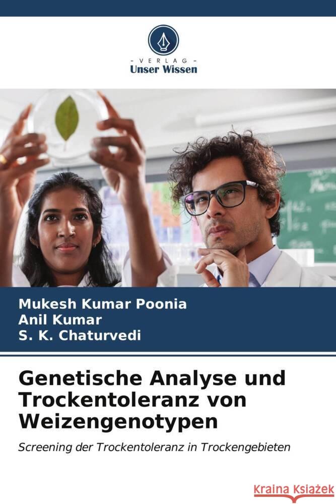 Genetische Analyse und Trockentoleranz von Weizengenotypen Poonia, Mukesh Kumar, Kumar, Anil, Chaturvedi, S. K. 9786206610403 Verlag Unser Wissen - książka