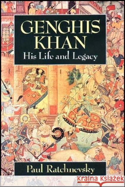 Genghis Khan Ratchnevsky, Paul 9780631189497 Blackwell Publishers - książka