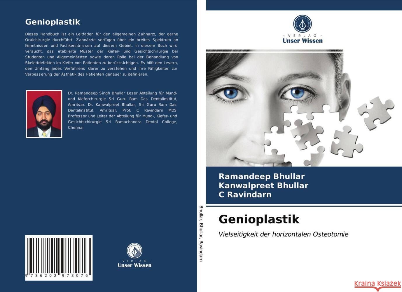 Genioplastik Bhullar, Ramandeep, Bhullar, Kanwalpreet, Ravindarn, C 9786202973076 Verlag Unser Wissen - książka