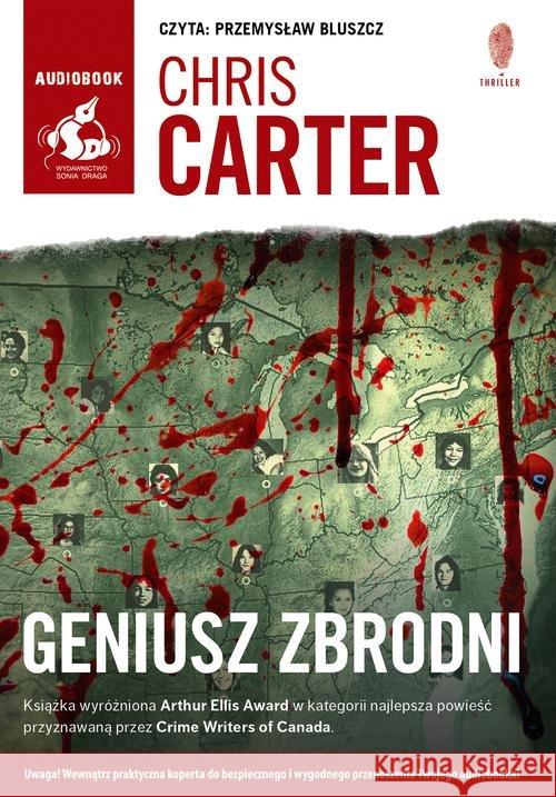 Geniusz zbrodni audiobook Carter Chris 9788379999972 Sonia Draga - książka