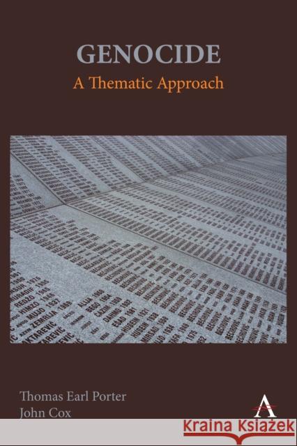 Genocide: A Thematic Approach John Cox 9781839998393 Anthem Press - książka