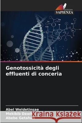 Genotossicit? degli effluenti di conceria Abel Weldetinsae Mekibib Dawit Abebe Getahun 9786207754120 Edizioni Sapienza - książka