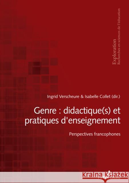 Genre : didactique(s) et pratiques d'enseignement  9782875747631 Peter Lang - książka