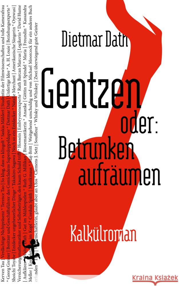 Gentzen oder: Betrunken aufräumen Dath, Dietmar 9783751800358 Matthes & Seitz Berlin - książka