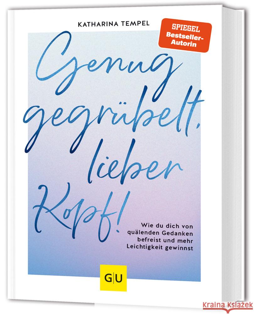 Genug gegrübelt, lieber Kopf! Tempel, Katharina 9783833894602 Gräfe & Unzer - książka