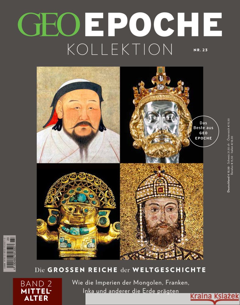 GEO Epoche KOLLEKTION / GEO Epoche KOLLEKTION 23/2021 Die großen Reiche der Weltgeschichte Teil 2 Mittelalter Schröder, Jens, Wolff, Markus 9783652010573 Gruner & Jahr - książka