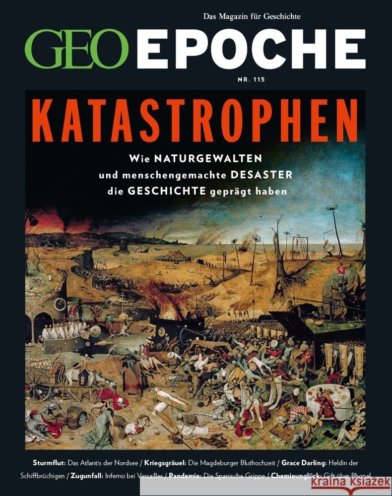 GEO Epoche (mit DVD) / GEO Epoche mit DVD 115/2022 - Katastrophen Schröder, Jens, Wolff, Markus 9783652012195 Gruner + Jahr - książka