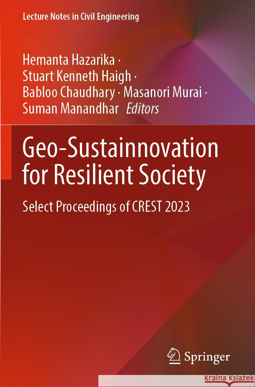 Geo-Sustainnovation for Resilient Society  9789819992218 Springer Nature Singapore - książka