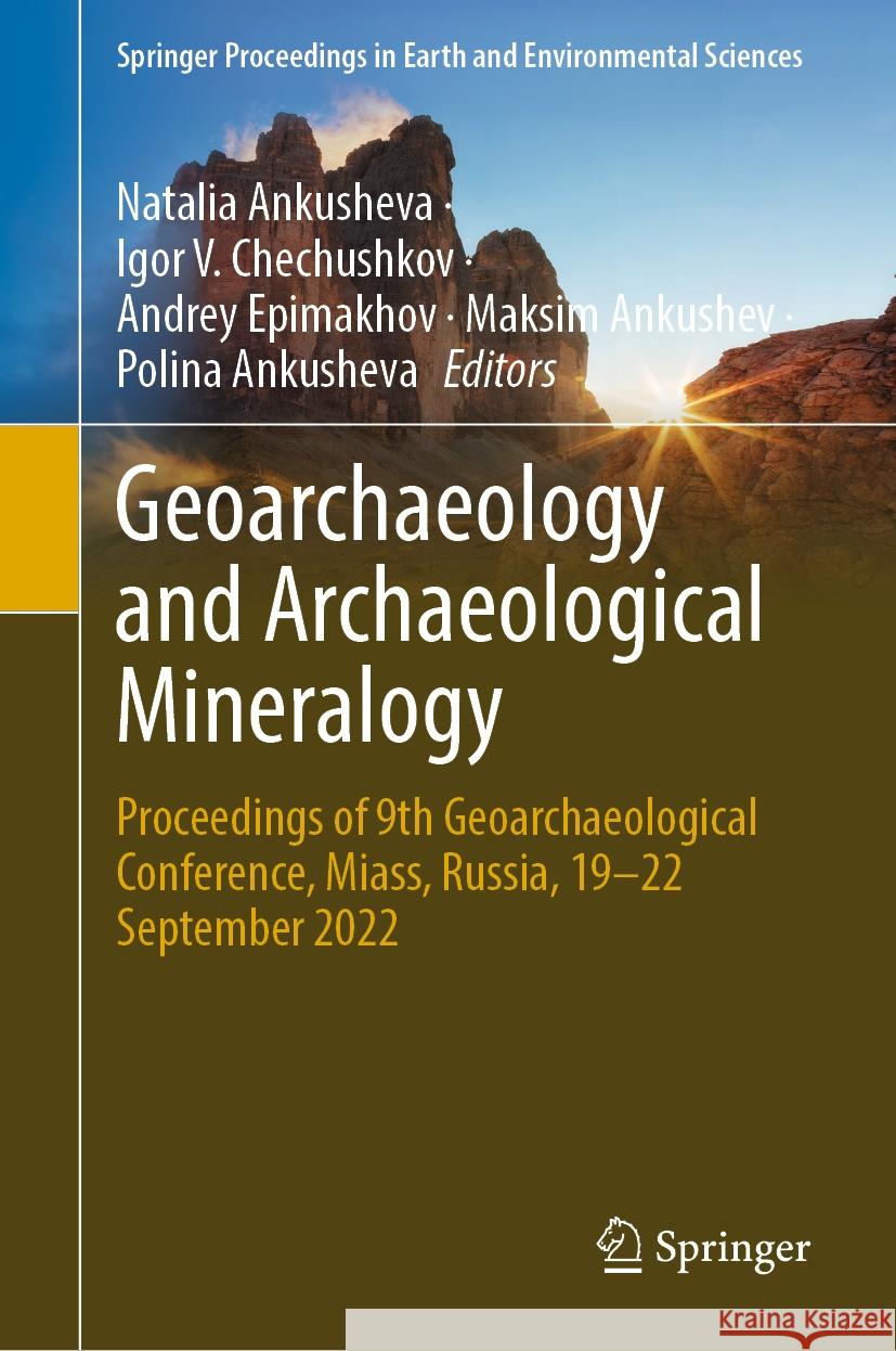 Geoarchaeology and Archaeological Mineralogy  9783031464232 Springer Nature Switzerland - książka