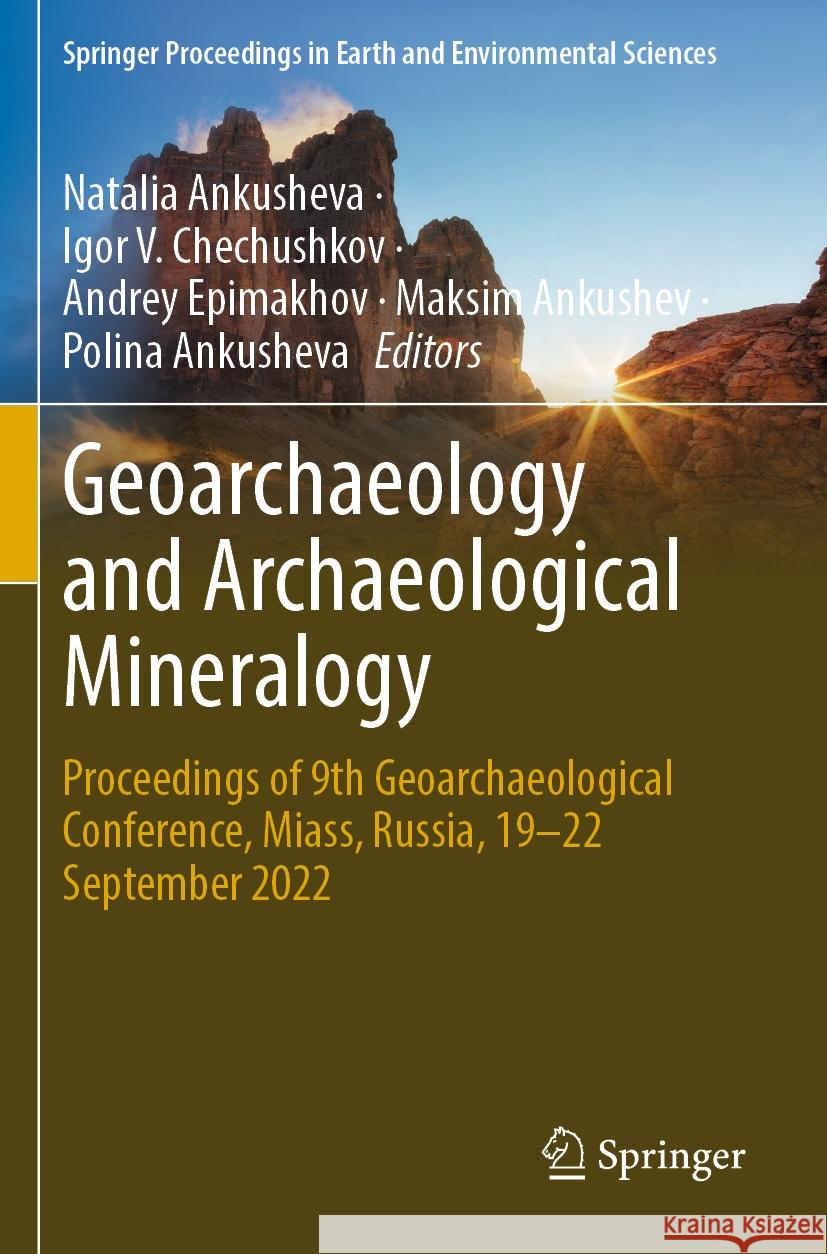 Geoarchaeology and Archaeological Mineralogy  9783031464263 Springer Nature Switzerland - książka