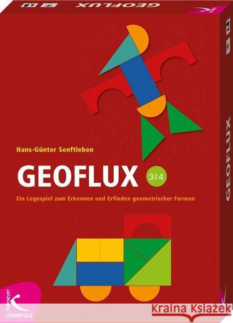 Geoflux (Spiel) : Ein Legespiel zum Erkennen und Erfinden geometrischer Formen  4250344933748 Kallmeyer - książka