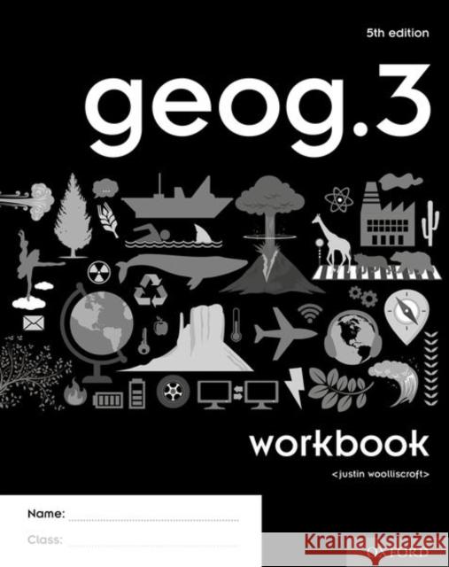 geog.3 Workbook (Pack of 10) Justin Woolliscroft   9780198489924 Oxford University Press - książka