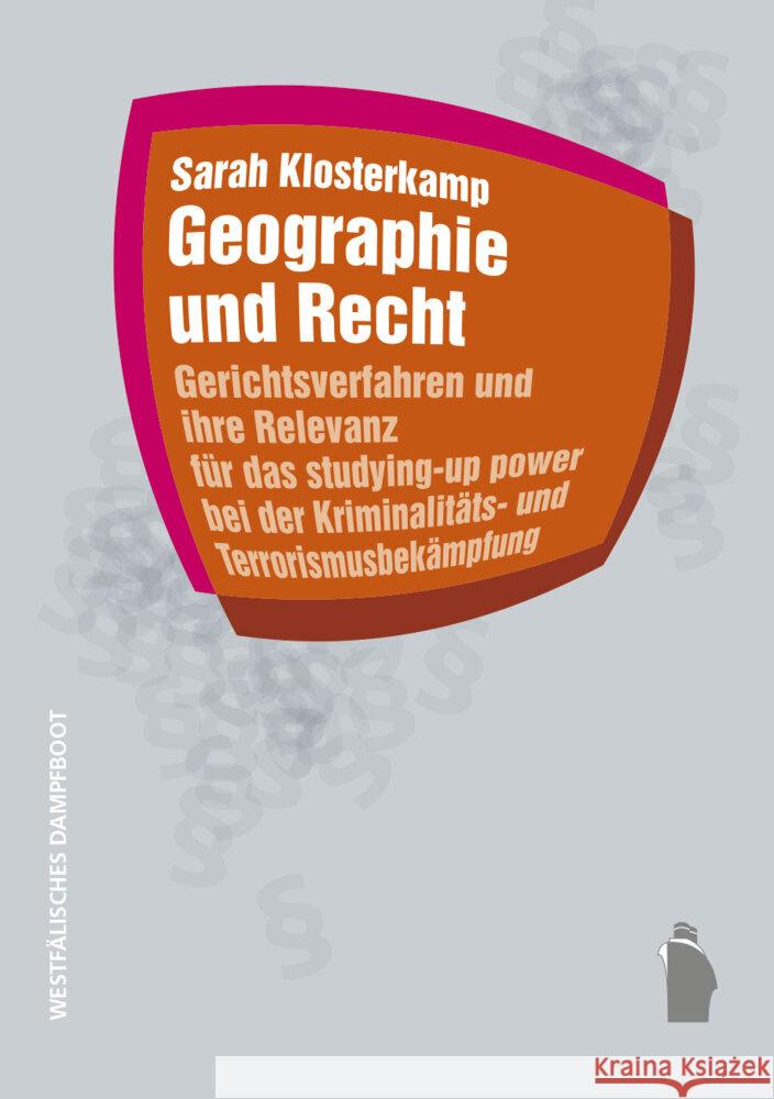 Geographie und Recht Sarah, Klosterkamp 9783896910912 Westfälisches Dampfboot - książka