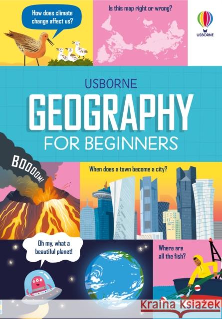 Geography for Beginners Lara Bryan 9781474998505 Usborne Publishing Ltd - książka