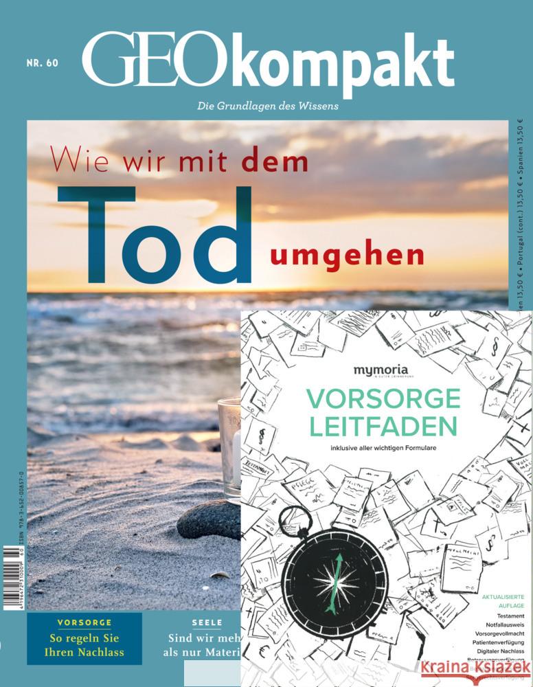 GEOkompakt - Wie wir mit dem Tod umgehen Schaper, Michael 9783652009294 Gruner & Jahr - książka