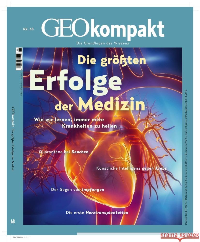 GEOkompakt / GEOkompakt 68/2021 - Die großen Durchbrüche in der Medizin Schröder, Jens, Wolff, Markus 9783652010313 Gruner & Jahr - książka