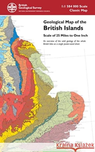 Geological Map of the British Islands  9780751837896 British Geological Survey - książka