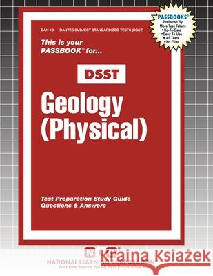 Geology (Physical) Passbooks 9781799366188 National Learning Corp - książka