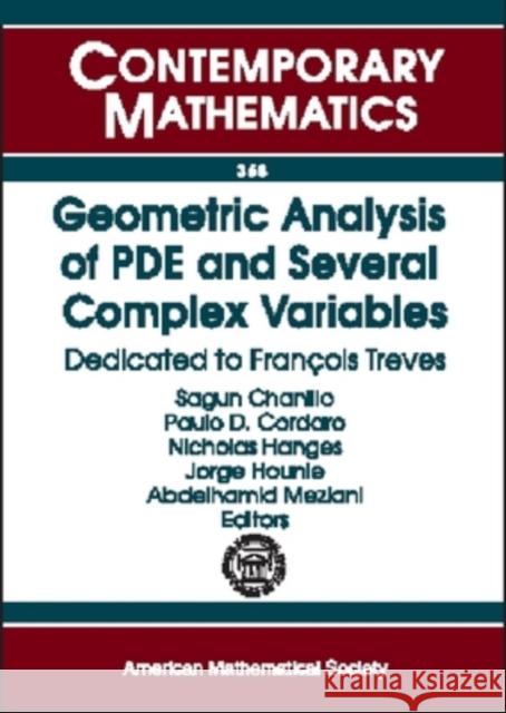 Geometric Analysis of PDE and Several Complex Variables : Dedicated to Franethcois Treves  9780821833865 AMERICAN MATHEMATICAL SOCIETY - książka
