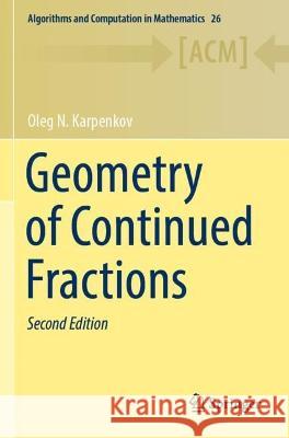 Geometry of Continued Fractions Oleg N. Karpenkov 9783662652794 Springer Berlin Heidelberg - książka