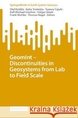 GeomInt—Discontinuities in Geosystems From Lab to Field Scale Olaf Kolditz Keita Yoshioka Tuanny Cajuhi 9783031264924 Springer - książka