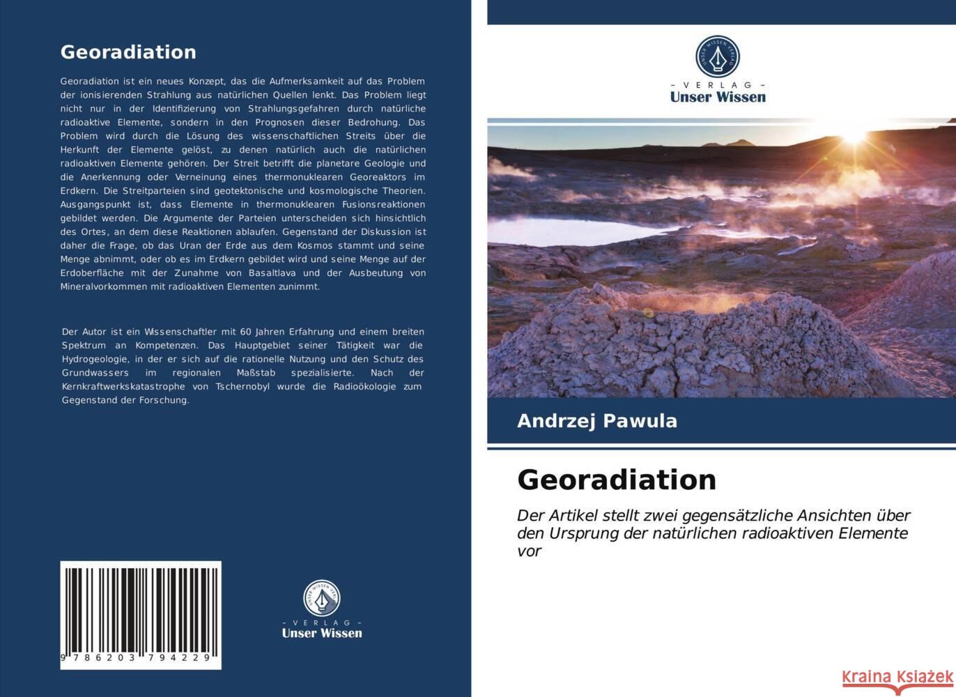 Georadiation Pawula, Andrzej 9786203794229 Verlag Unser Wissen - książka